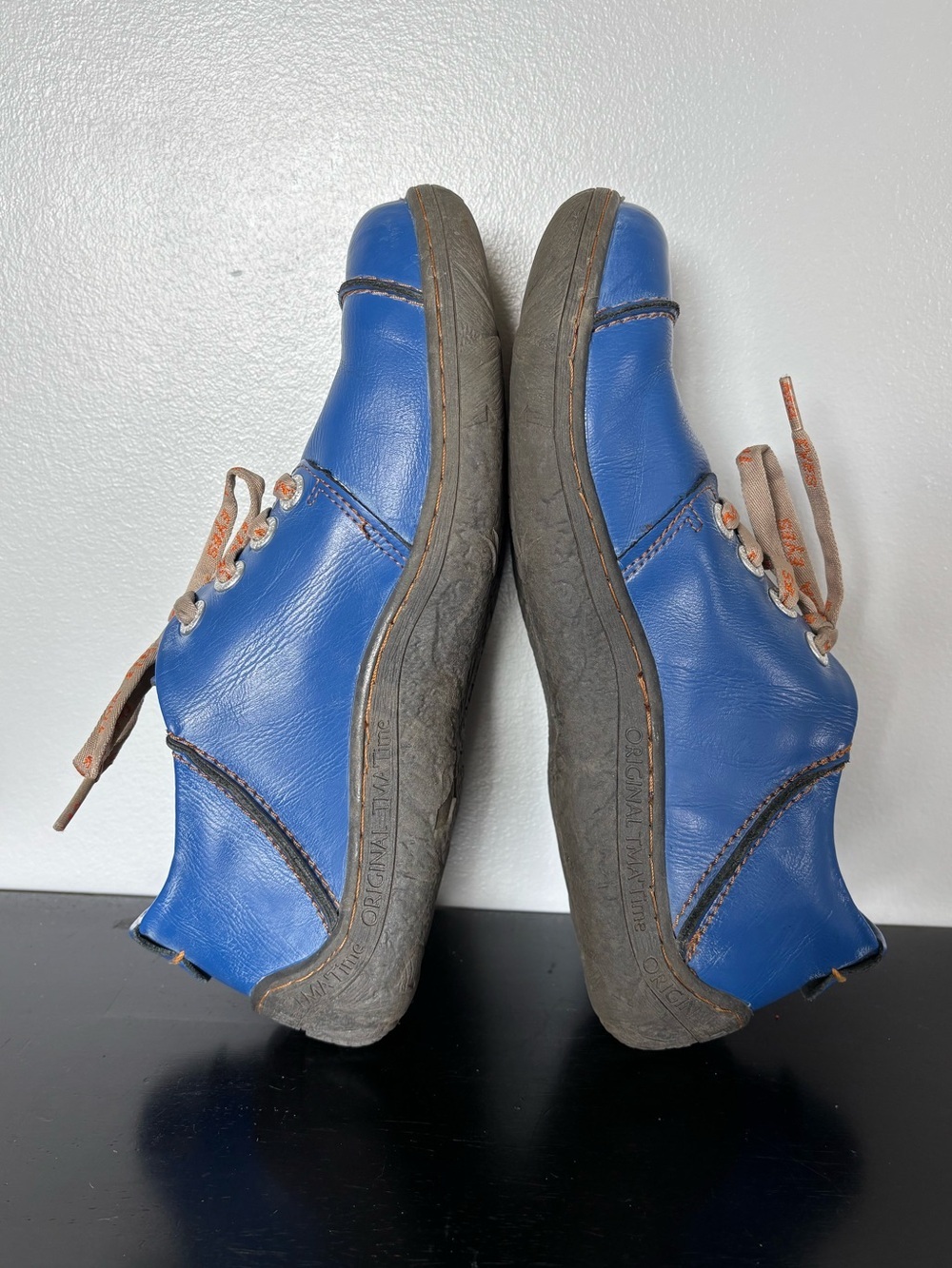 TMA EYES Stitched Leather Walking Hiking Shoes Womens Size 41 EUR (9 US) Blue - Picture 7 of 15